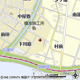愛知県岡崎市定国町下川原27周辺の地図