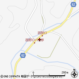 広島県三次市作木町上作木268周辺の地図