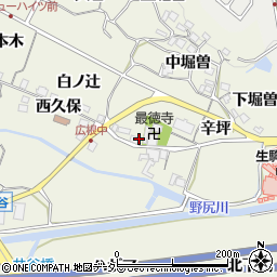 兵庫県猪名川町（川辺郡）広根（南后久）周辺の地図