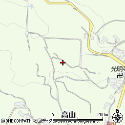 大阪府豊能郡豊能町高山77周辺の地図