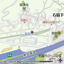 静岡県焼津市石脇上周辺の地図