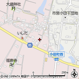 兵庫県小野市福住町399-1周辺の地図