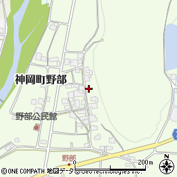 兵庫県たつの市神岡町野部168周辺の地図