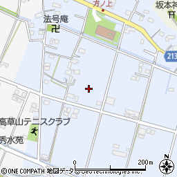 静岡県焼津市方ノ上周辺の地図