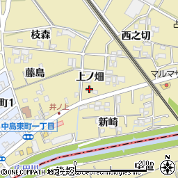 愛知県岡崎市正名町上ノ畑5-2周辺の地図