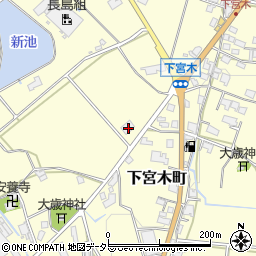 兵庫県加西市下宮木町586周辺の地図