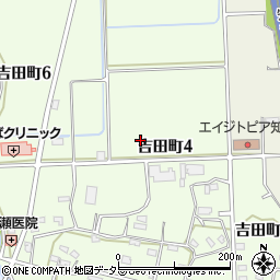 愛知県半田市吉田町周辺の地図