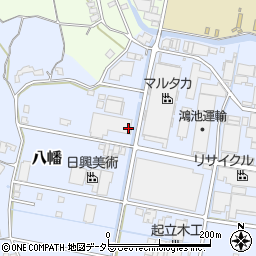 静岡県藤枝市八幡580周辺の地図