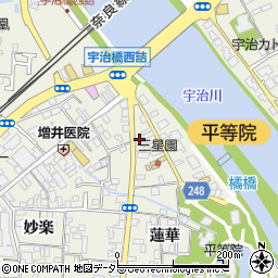 京都府宇治市宇治蓮華43-1周辺の地図