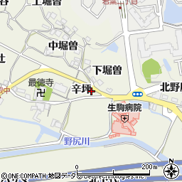 兵庫県川辺郡猪名川町広根辛坪1周辺の地図