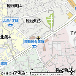 常滑焼急須館周辺の地図