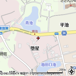 愛知県常滑市堕星36周辺の地図