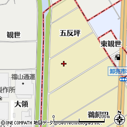 京都府宇治市安田町五反坪周辺の地図