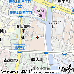 愛知県半田市荒古町周辺の地図