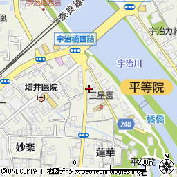 京都府宇治市宇治蓮華43周辺の地図