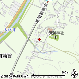 滋賀県甲賀市信楽町勅旨498周辺の地図