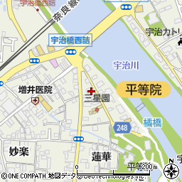 京都府宇治市宇治蓮華34周辺の地図