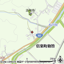 滋賀県甲賀市信楽町勅旨1836周辺の地図