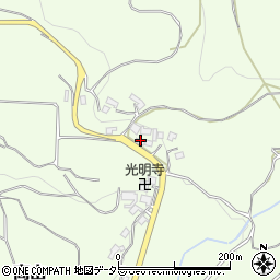 大阪府豊能郡豊能町高山258周辺の地図