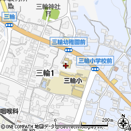 三田市立　三輪幼稚園周辺の地図