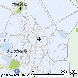 兵庫県加西市西長町856周辺の地図