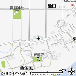 愛知県新城市石田池田211周辺の地図