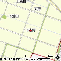 愛知県岡崎市福岡町（下吉野）周辺の地図