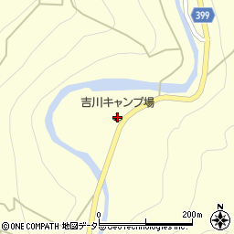 吉川キャンプ場カワセミの里周辺の地図