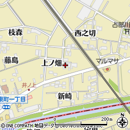 愛知県岡崎市正名町上ノ畑18周辺の地図