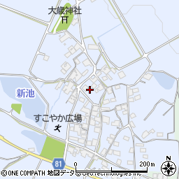 兵庫県加西市西長町853周辺の地図