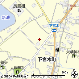 兵庫県加西市下宮木町587周辺の地図