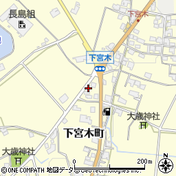 兵庫県加西市下宮木町451周辺の地図