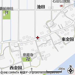 愛知県新城市石田池田278周辺の地図