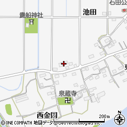 愛知県新城市石田池田214周辺の地図
