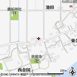 愛知県新城市石田池田209周辺の地図