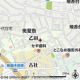 リビングタウン乙田Ｅ周辺の地図