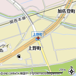 上野町周辺の地図