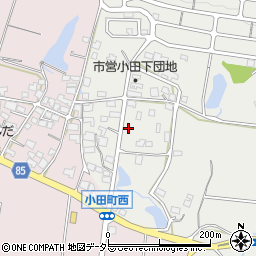 兵庫県小野市小田町921周辺の地図
