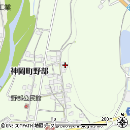 兵庫県たつの市神岡町野部160周辺の地図