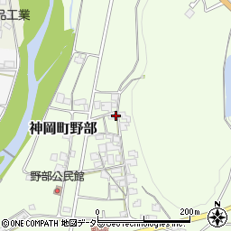 兵庫県たつの市神岡町野部159周辺の地図
