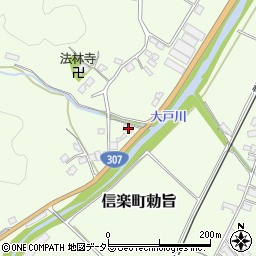 滋賀県甲賀市信楽町勅旨1826周辺の地図