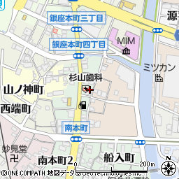 愛知県半田市南本町1丁目47周辺の地図