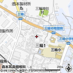 ヘアーサロン・吉田三輪店周辺の地図