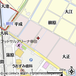愛知県額田郡幸田町高力昭和周辺の地図