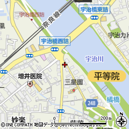 京都府宇治市宇治蓮華40周辺の地図