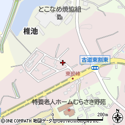 愛知県常滑市古道東割周辺の地図
