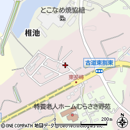 愛知県常滑市古道東割周辺の地図