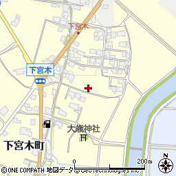 兵庫県加西市下宮木町322周辺の地図