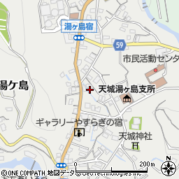 静岡県伊豆市湯ケ島169周辺の地図