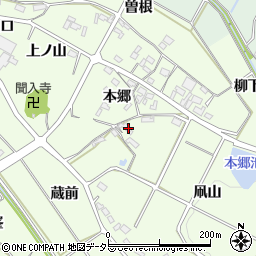 愛知県額田郡幸田町久保田本郷9周辺の地図